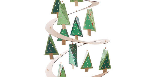Adventskalender Bäume