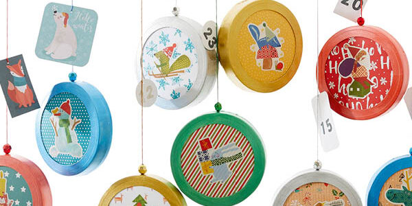 Adventskalender Weihnachtskugeln