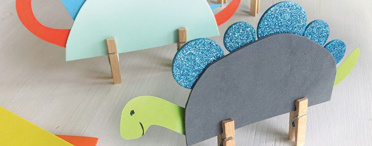 Moosgummi Dinosaurier