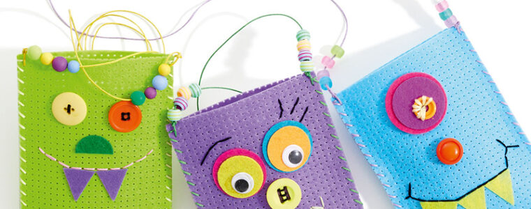 Filzige Monstertasche